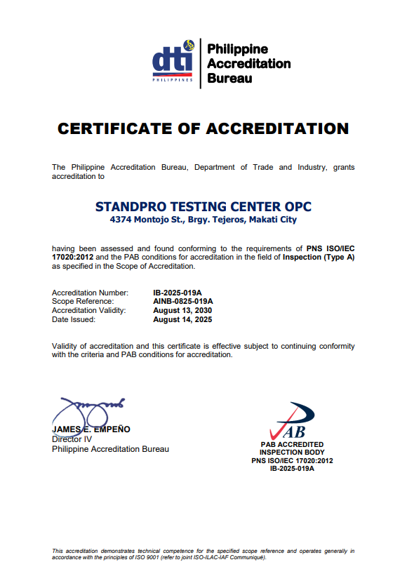 Accreditation Certificate 7