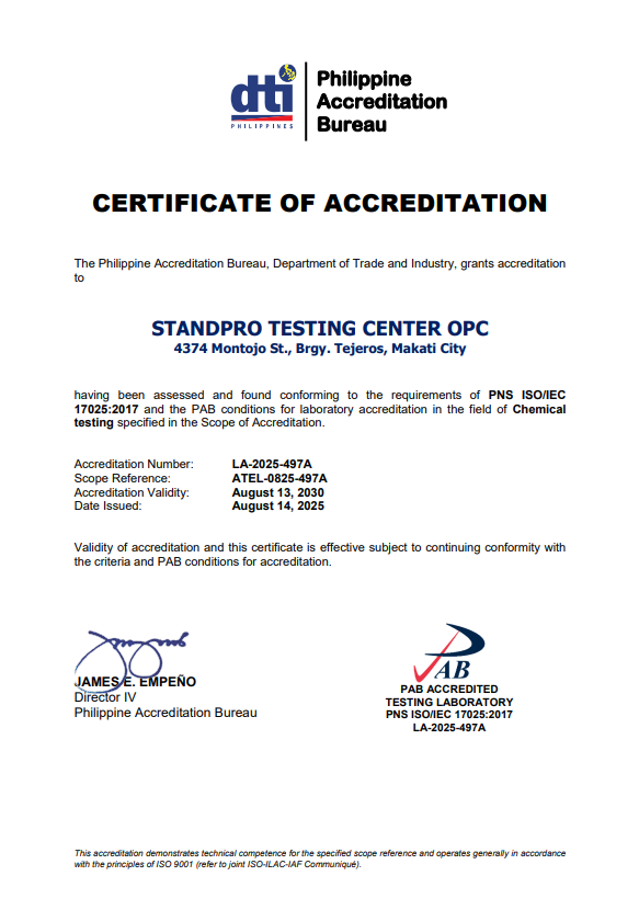 Accreditation Certificate 999